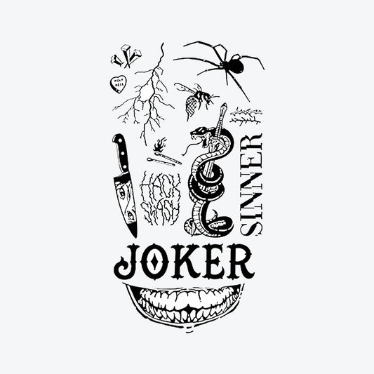 Joker: Dark Venom Tattoo Pack - hc-211 / 4.3x7.1in