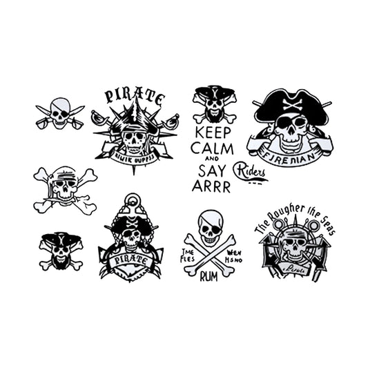Rebel of the Sea: Pirate Tattoo Pack - hc-352 / 4.3x7.1in