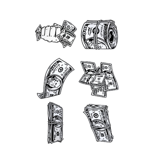 Stack It Up: Money Roll Tattoo Pack - hc-376 / 4.3x7.1in