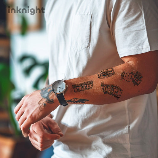 Stack It Up: Money Roll Tattoo Pack - hc-376 / 4.3x7.1in